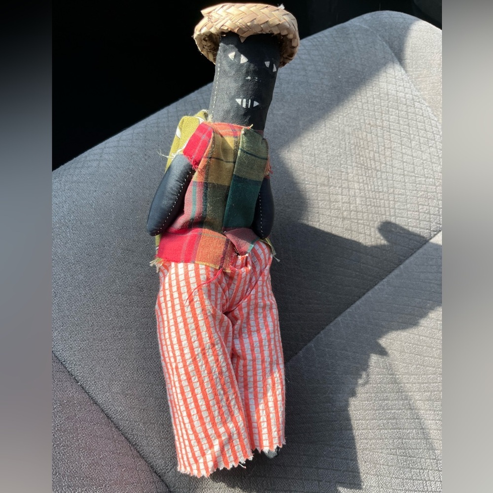 Handcrafted Antique African Folk Art Doll